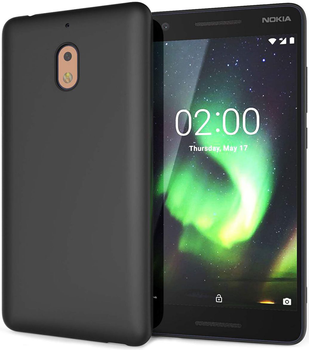 Nokia 2.1 TPU Hoesje Zwart afbeelding 1
