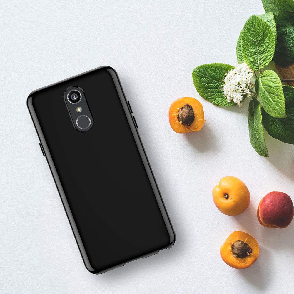 LG Q7 TPU Hoesje Zwart afbeelding 5