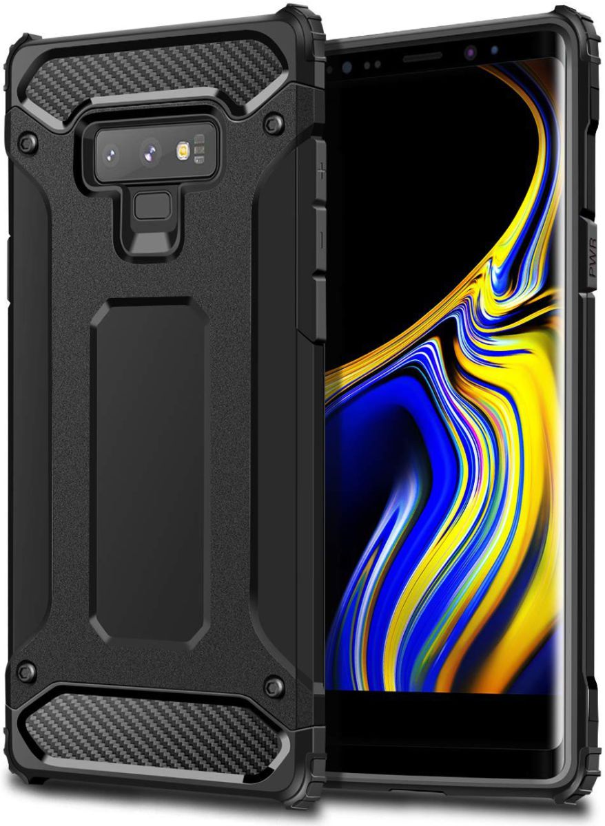 Samsung Galaxy Note 9 Hybride Hoesje Zwart afbeelding 1