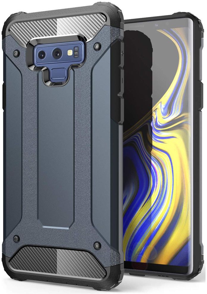 Samsung Galaxy Note 9 Hybride Hoesje Blauw afbeelding 1