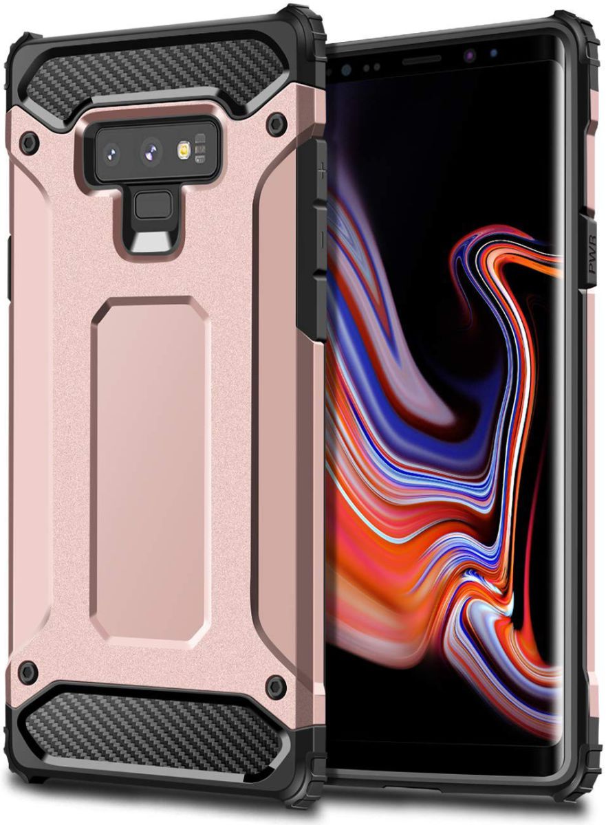 Samsung Galaxy Note 9 Hybride Hoesje Roze Goud afbeelding 1