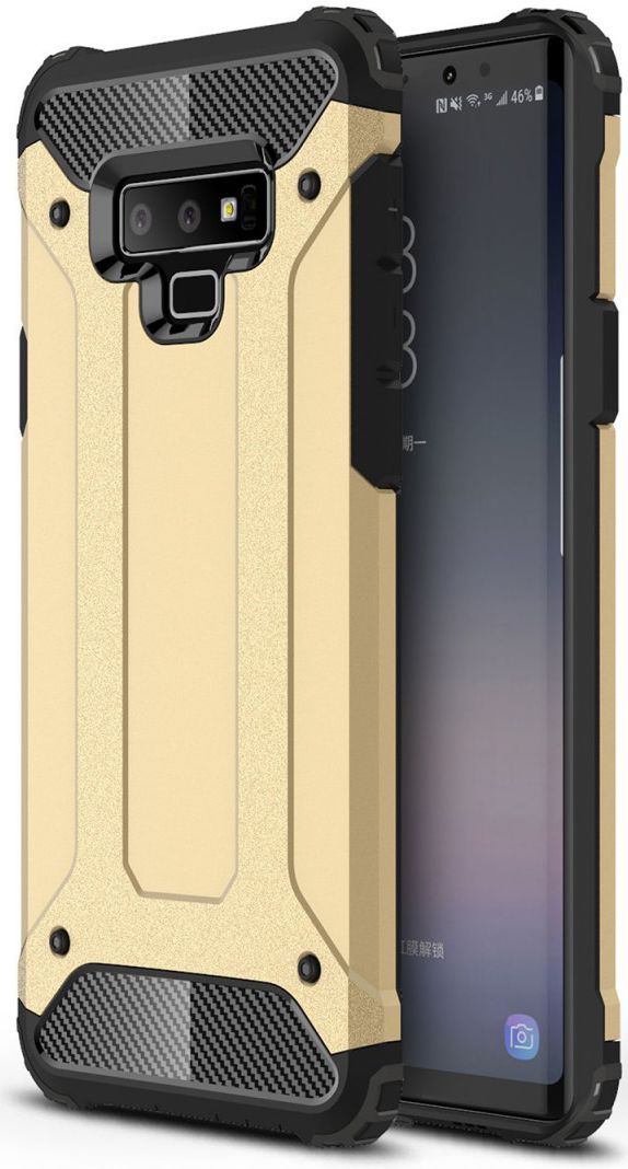 Samsung Galaxy Note 9 Hybride Hoesje Goud afbeelding 1