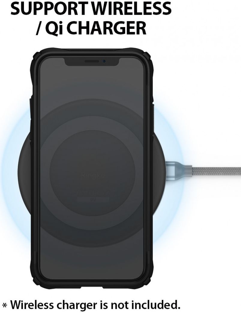 Ringke Fusion X Apple iPhone X Hoesje Doorzichtig Paars afbeelding 7