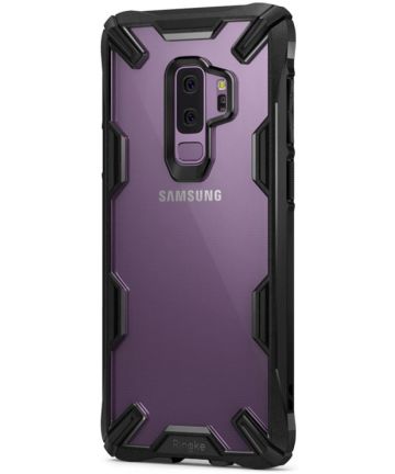 Ringke Fusion X Samsung Galaxy S9 Plus Hoesje Doorzichtig Zwart Hoesjes