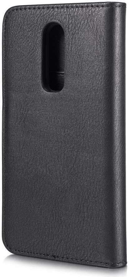 OnePlus 6 Portemonnee Hoesje Echt Leer Zwart afbeelding 7