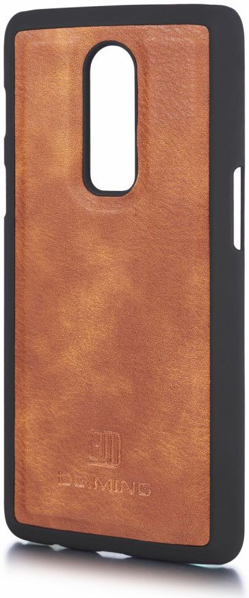 OnePlus 6 Portemonnee Hoesje Echt Leer Bruin afbeelding 5