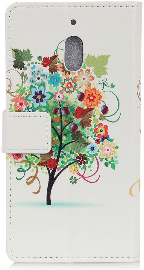 Nokia 2.1 Portemonnee Hoesje met Boom Print afbeelding 5