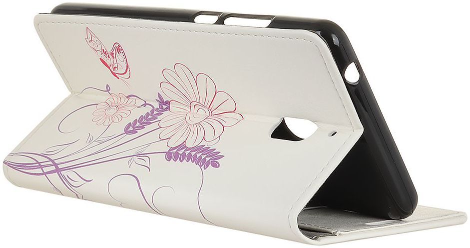 Nokia 2.1 Portemonnee Hoesje met Bloem Print afbeelding 3