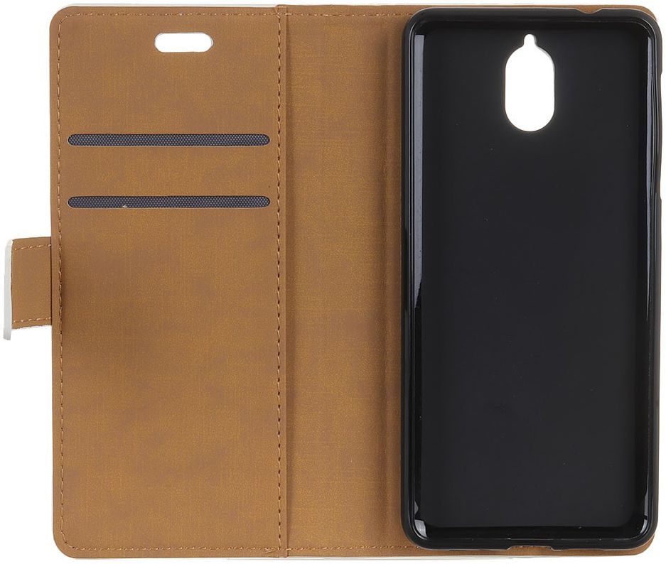 Nokia 3.1 Portemonnee Hoesje met Boom Opdruk Groen afbeelding 2