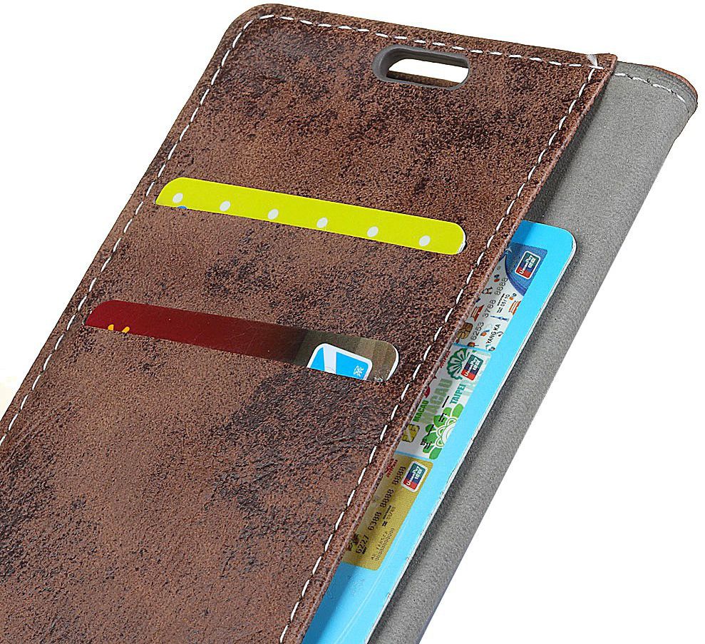 Nokia 3.1 Retro Portemonnee Hoesje Bruin afbeelding 5