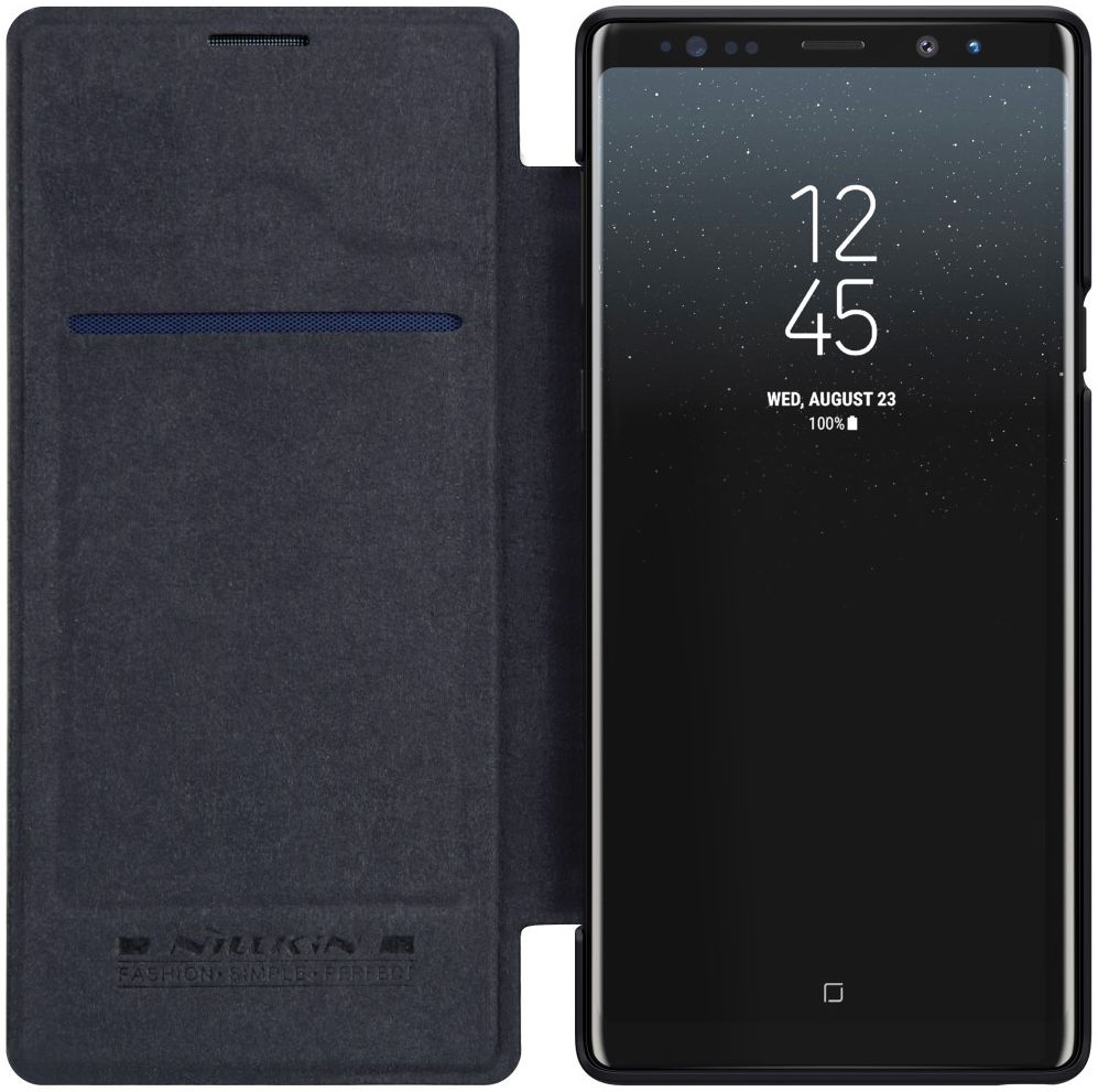 Nillkin Qin Series Flip Hoesje Samsung Galaxy Note 9 Zwart afbeelding 1