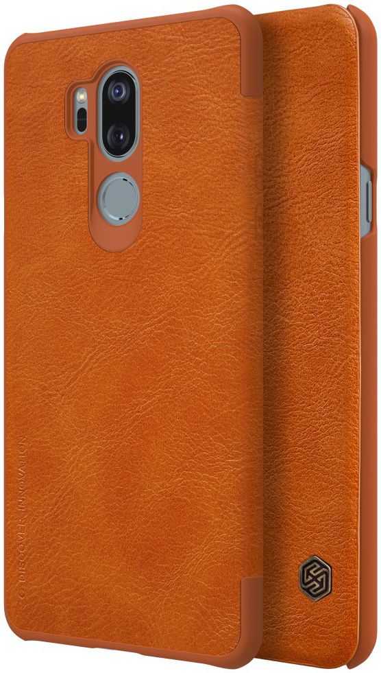 Nillkin Qin Series Flip Hoesje LG G7 ThinQ Bruin afbeelding 1