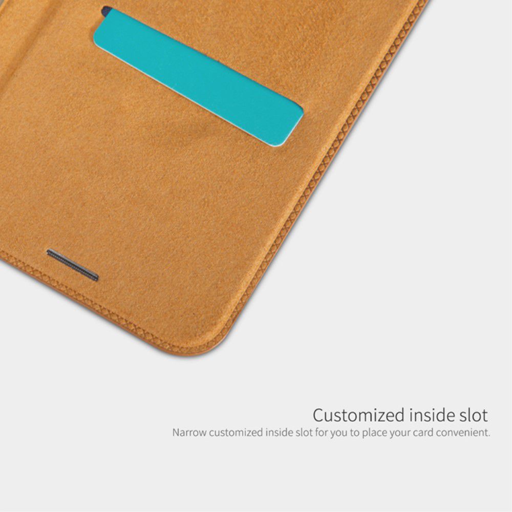 Nillkin Qin Series Flip Hoesje LG G7 ThinQ Bruin afbeelding 10