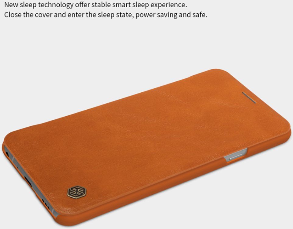 Nillkin Qin Series Flip Hoesje LG G7 ThinQ Bruin afbeelding 8