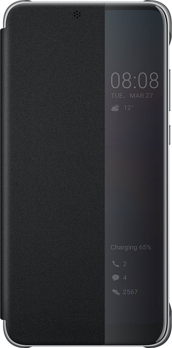 Huawei P20 Pro Originele Flip Cover Zwart afbeelding 1