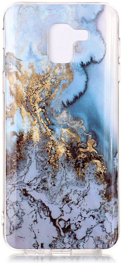 Samsung Galaxy J6 (2018) TPU Hoesje met Lava Opdruk afbeelding 1