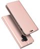 Dux Ducis Premium Book Case Samsung Galaxy J6 (2018) Hoesje Roze Goud