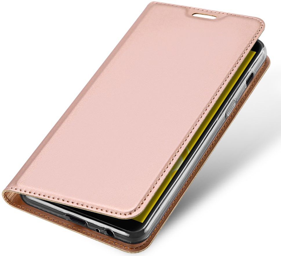 Dux Ducis Premium Book Case Samsung Galaxy J6 (2018) Hoesje Roze Goud afbeelding 1
