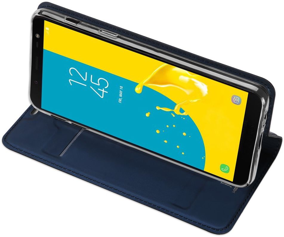Dux Ducis Premium Book Case Samsung Galaxy J6 (2018) Hoesje Blauw afbeelding 4