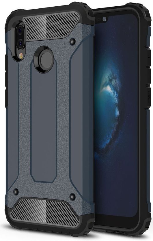 Huawei P20 lite Hybride Hoesje Blauw afbeelding 1