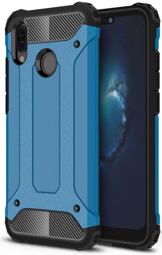 Huawei P20 lite Hybride Hoesje Licht Blauw afbeelding 1