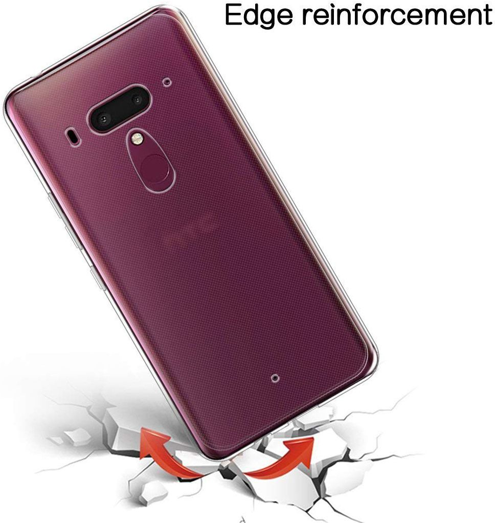 HTC U12+ Transparant Hoesje afbeelding 2