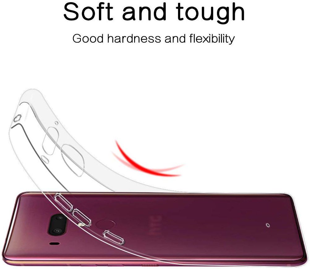 HTC U12+ Transparant Hoesje afbeelding 3