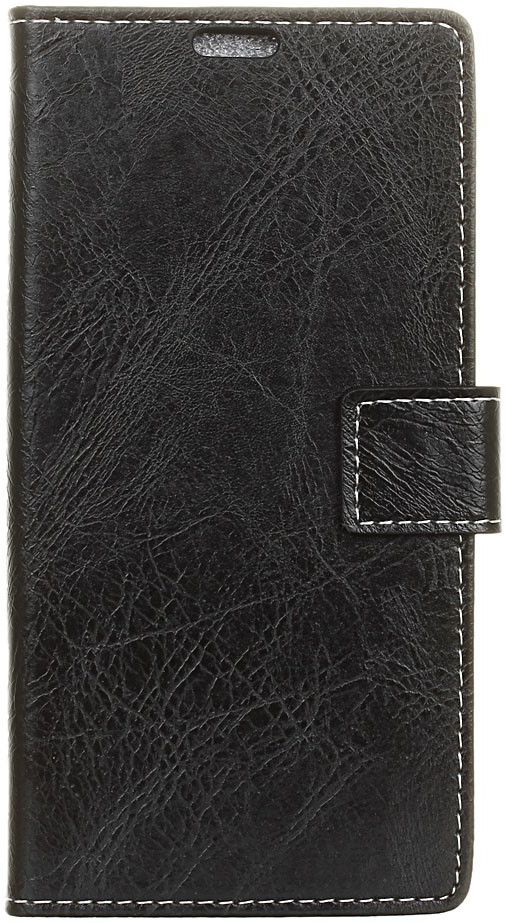 Huawei Y5 (2018) Vintage Portemonnee Hoesje Zwart afbeelding 1