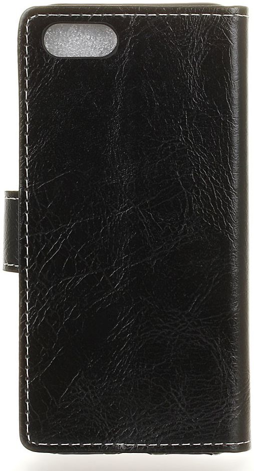 Huawei Y5 (2018) Vintage Portemonnee Hoesje Zwart afbeelding 3