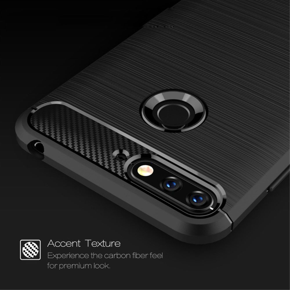 Honor 7S Geborsteld TPU Hoesje Grijs afbeelding 8
