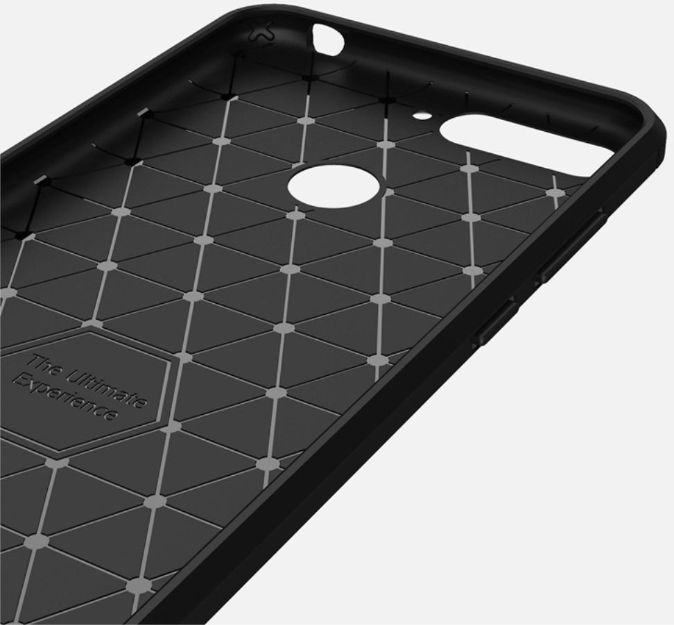Honor 7S Geborsteld TPU Hoesje Grijs afbeelding 9