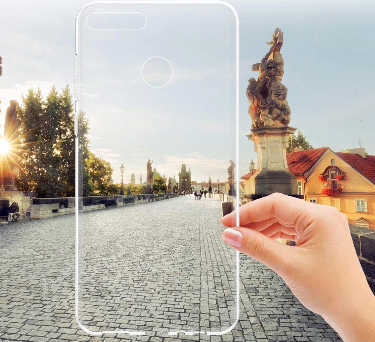 Honor 9 Lite Transparant Hoesje afbeelding 5