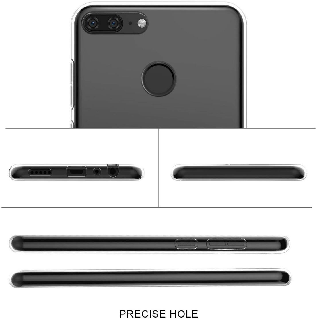 Honor 9 Lite Transparant Hoesje afbeelding 7