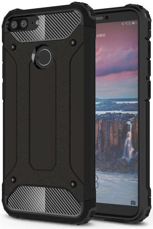 Honor 9 Lite Hybride Hoesje Zwart afbeelding 1