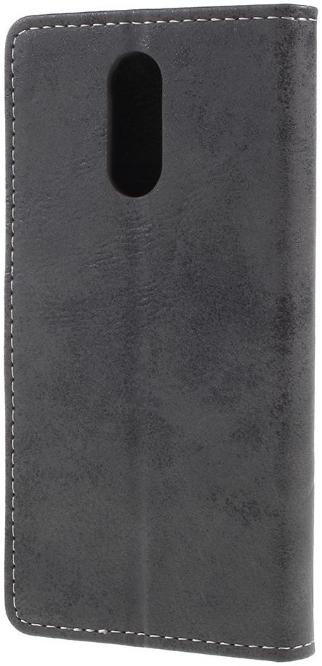 LG Q7 Vintage Portemonnee Hoesje Grijs afbeelding 9
