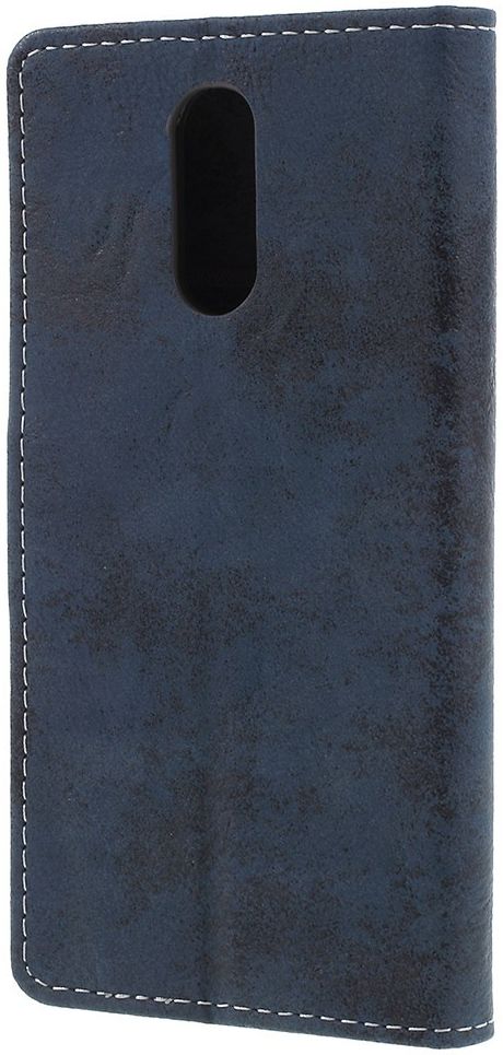 LG Q7 Vintage Portemonnee Hoesje Blauw afbeelding 5