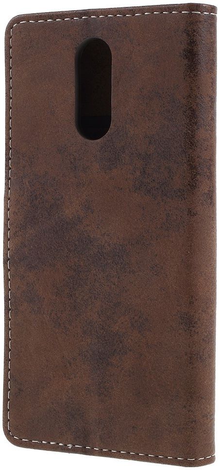 LG Q7 Vintage Portemonnee Hoesje Bruin afbeelding 5