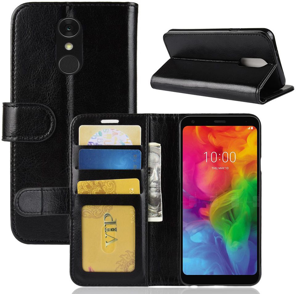 LG Q7 Book Cover Zwart afbeelding 7