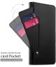 Huawei P Smart Book Cover met Spiegel Zwart