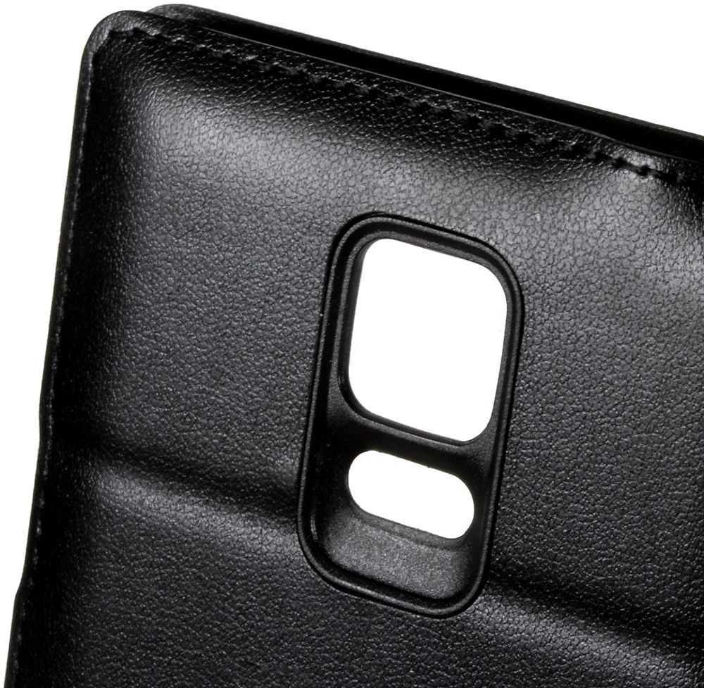 Samsung Galaxy Note 4 Hoesje met Venster Zwart afbeelding 5