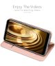 Dux Ducis LG Q7 Premium Bookcase Hoesje Roze Goud