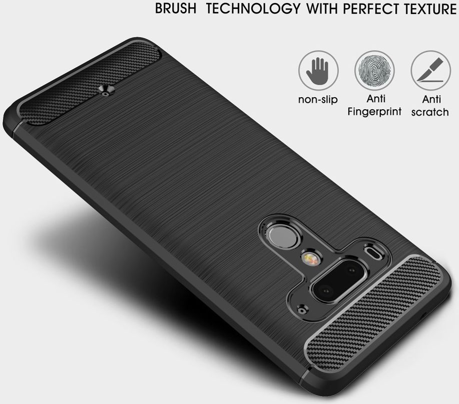 HTC U12+ Geborsteld TPU Hoesje Blauw afbeelding 7