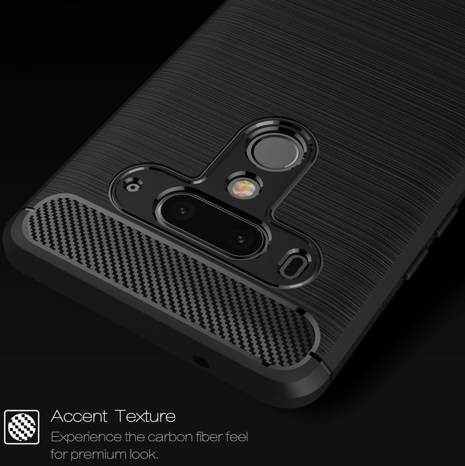 HTC U12+ Geborsteld TPU Hoesje Blauw afbeelding 8