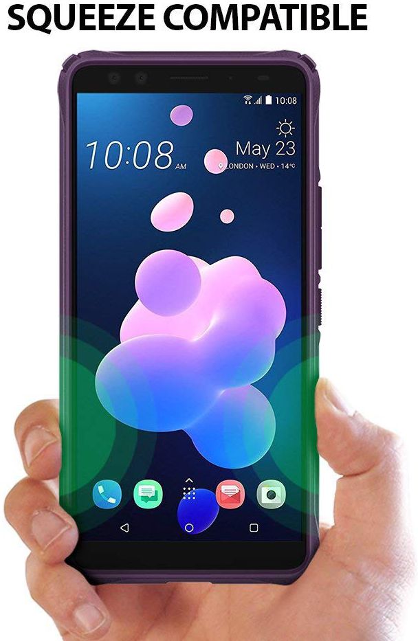 Ringke Fusion X HTC U12 Plus Hoesje Doorzichtig Lilac Purple afbeelding 8