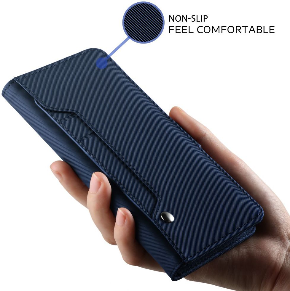 Huawei P20 Book Cover met Spiegel Blauw afbeelding 4