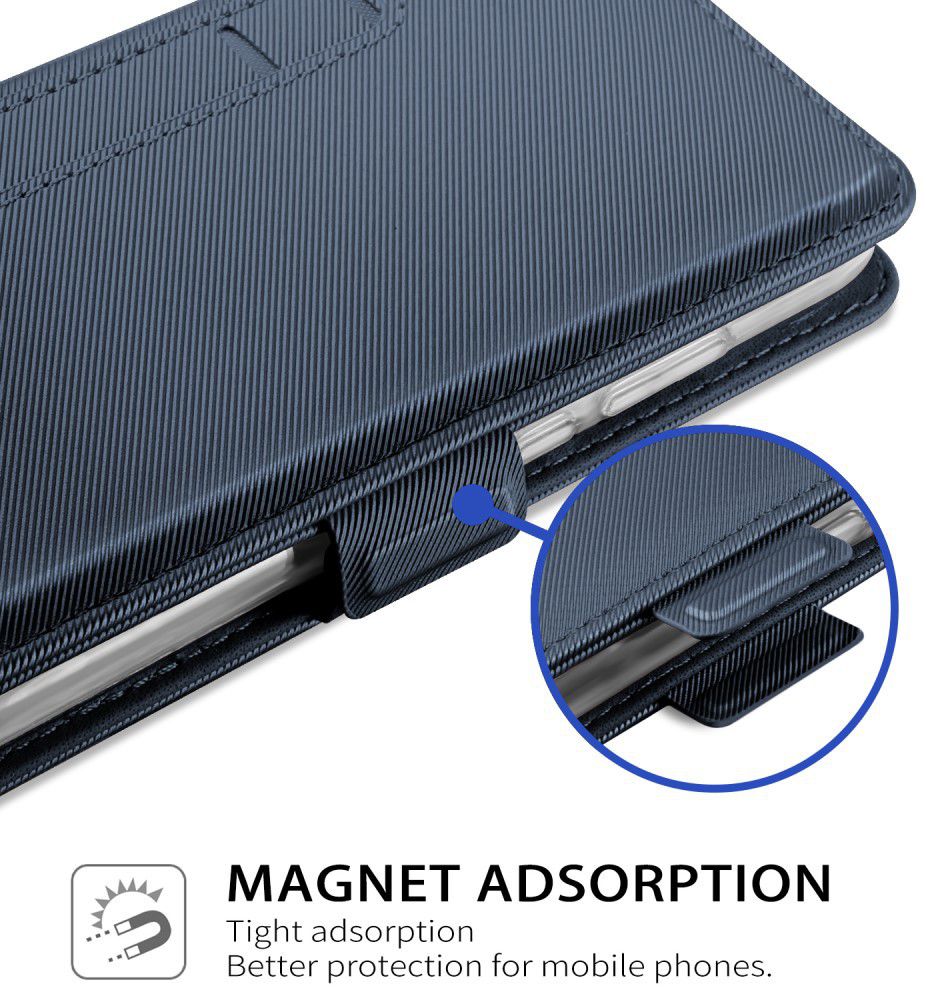Huawei P20 Book Cover met Spiegel Blauw afbeelding 6