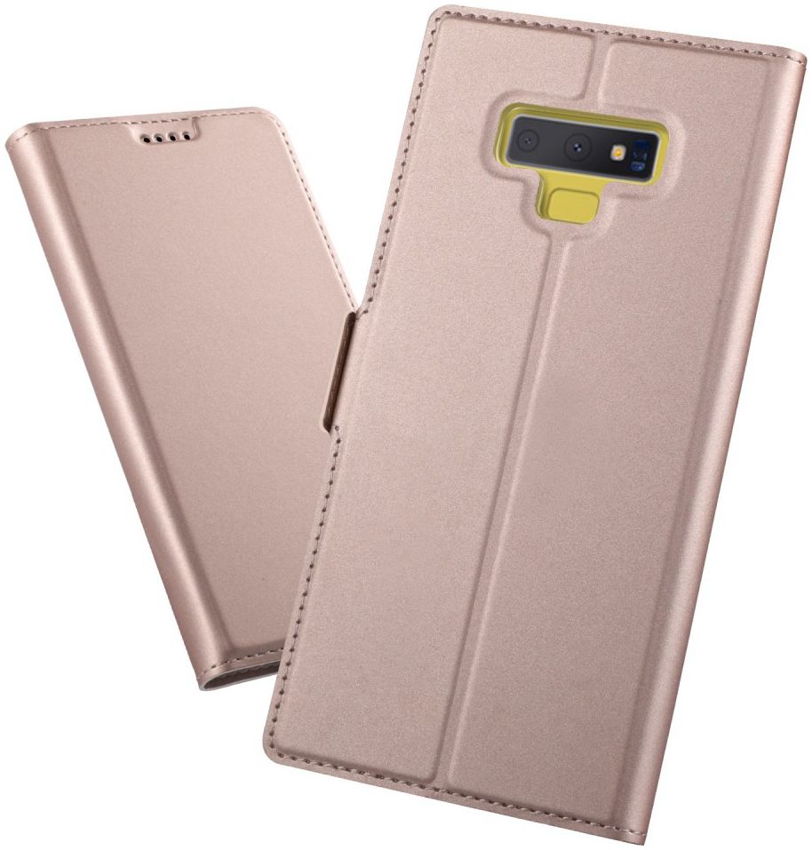 Samsung Galaxy Note 9 Hoesje met Kaarthouder Roze Goud afbeelding 1