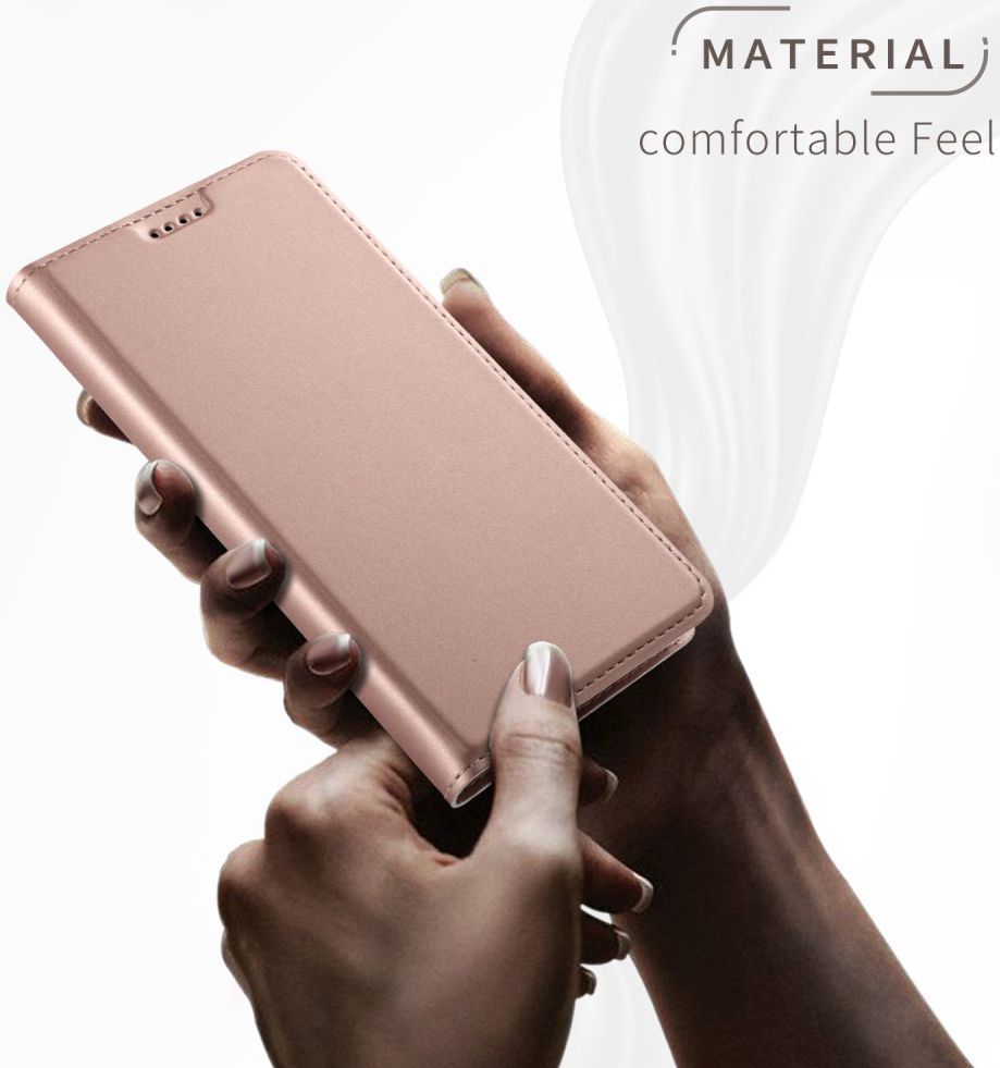 Samsung Galaxy Note 9 Hoesje met Kaarthouder Roze Goud afbeelding 4