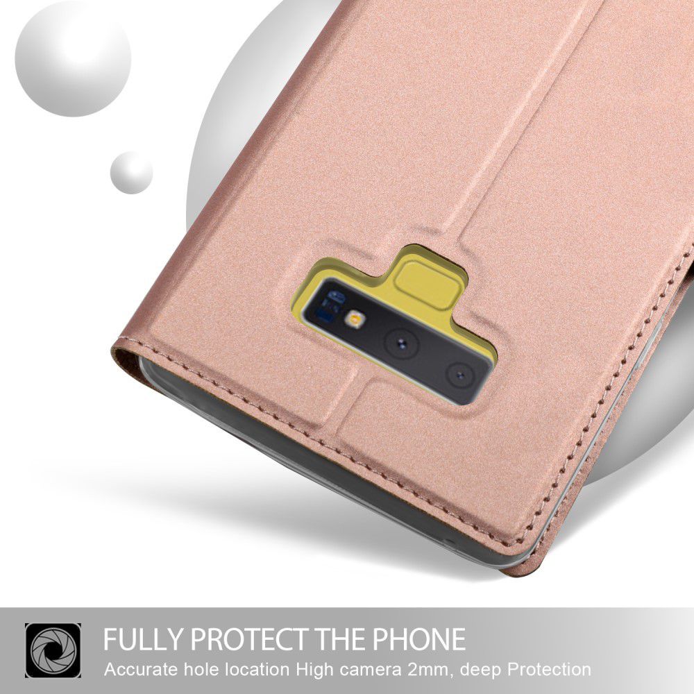 Samsung Galaxy Note 9 Hoesje met Kaarthouder Roze Goud afbeelding 6