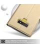 Samsung Galaxy Note 9 Hoesje met Kaarthouder Goud